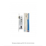 Montaj / &icirc;nlocuire broască simplă pentru ușă PVC