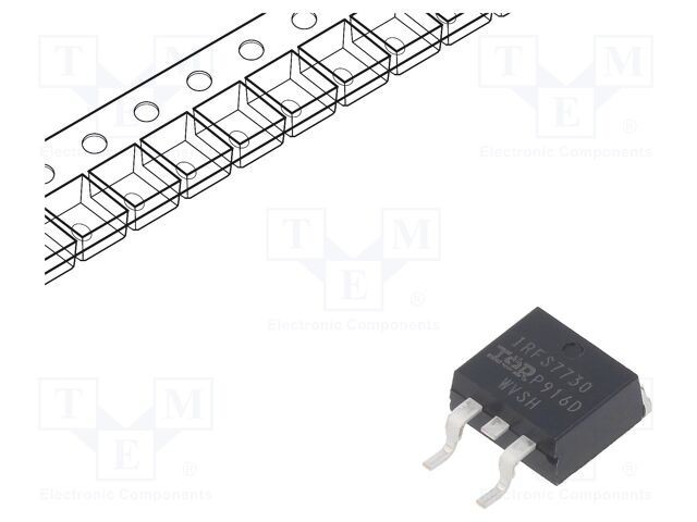 Tranzistor N-MOSFET 75V 174A 375W D2PAK INFINEON SMD