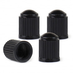 Set 4 Buc Capacele Ventil Amio Negru Plastic 02623