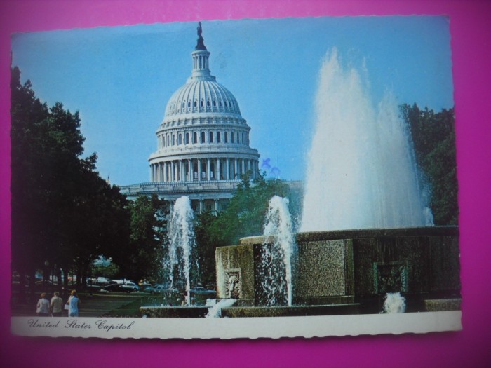 HOPCT 7798 CAPITOLIUL WASHINGTON DC -STAMPILOGRAFIE/FRANCATURA-SUA-AMERICA DE NORD -CIRCULATA