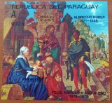 PARAGUAY-1978/9'' -Pictura de DURER- Religia -CRACIUN''-COLITA-MNH -NESTAMP.RARR( Cota mate de cat)-Vezi-Scan