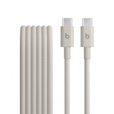 Cumpara ieftin Cablu Date si Incarcare USB-C - USB-C Beats, 1.5m, Bej MDGD4ZM/A