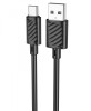 Cablu Date si Incarcare Hoco X88 USB-A la USB-C 3A, 1m, Negru