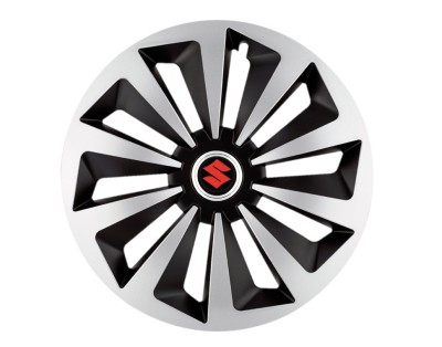 Set 4 capace roti Fox Gri-Negru R16 pentru gama auto Suzuki foto