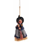 Cumpara ieftin Figurina Halloween Vrajitoare Befana polirasina textil multicolor III cm 27 H