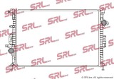 Radiator Ford Mondeo, motor: 1.6 Tdci, 1.8 Tdci, 2.0 Tdci, intrare/iesire conectare rapida, 672x450x17, SRLine, Aluminiu/ Plastic brazat, 1461068;