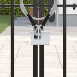 vidaXL Lacăt 2 pcs Argintiu 7,9 x 5 x 1,9 cm Fier 42020735