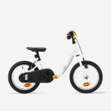 BICICLETĂ 14 inch DISCOVER 100 Alb Copii 3-5 ani