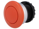 Comutator acționat prin apăsare 22mm roșu