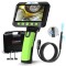 Camera Inspectie Dubla Auto Industriala iUni ROT50, Rotativa la 180&deg;, Ecran LCD 5&quot;, 1080P, Cablu Semirigid, 1M Lungime, 8+1 LED-uri ajustabile, Rezist