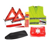 Kit Siguranta Auto OMC-2Triunghiuri, Stingator,Trusa, Vesta, Geanta