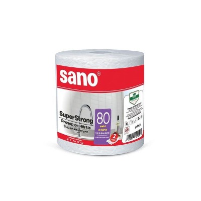 Prosop din hartie monorola, Sano, 80m, portionata in 370 foi. foto