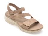 Cumpara ieftin Sandale SKECHERS gri, EASY GOING, din piele ecologica