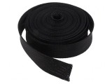 Trese din poliester negru 45-73mm rolă