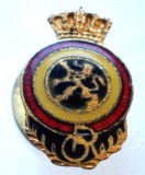 II.099 INSIGNA REVER BUTONIERA BELGIA ROYAL NATIONAL UNION RESERVE OFFICERS