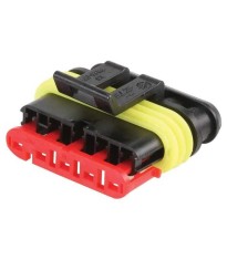 Conector cablu Superseal 1.5 mama mufa 5 pini IP67 TE Connectivity 282089-1