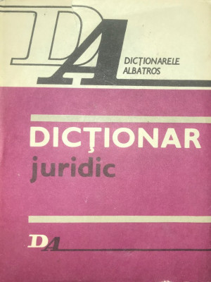 Sanda Ghimpu - Dicționar juridic (editia 1985) foto