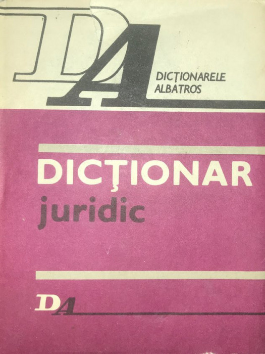 Sanda Ghimpu - Dicționar juridic (editia 1985)