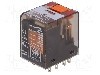 Releu electromagnetic, 12V AC, 6A, 4PDT, serie PT, TE Connectivity - 8-1419111-6