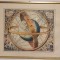 Tablou print harta Terrae Coelestibus, geografic, glob pamantesc si zodiac