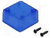 Carcasa ABS, 35mmx35mmx20mm, IP54, HAMMOND - 1551MTBU