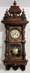 Ceas de perete cu pendula Junghans 1840-1860
