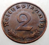 2.878 GERMANIA 2 REICHSPFENNIG 1938 F, Europa, Bronz