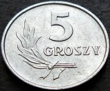 Moneda 5 GROSZY - POLONIA, anul 1971 *cod 182 = UNC