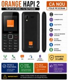 Cumpara ieftin Telefon Mobil Orange Hapi 2 Negru, Folie Ecran, Stare Ca Noua, Compact, Baterie Buna