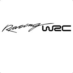 Sticker Racing WRC 15 cm foto