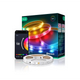 Cumpara ieftin Banda LED Smart Bluetooth, RGB, Nous, F6, 5m