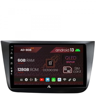 Navigatie Seat Altea Toledo (2005-2012), Android 13, B-Octacore 6GB RAM + 128GB ROM, 9 Inch - AD-BGB9006+AD-BGRKIT055 foto