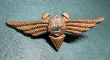 Insigna Tehnic fara clasa aviatie militara 1966 1977 RSR varianta aurie