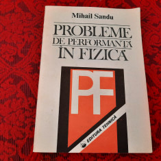 Probleme de performanta in fizica de Mihail Sandu RF13/1