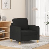Gossi fotoliu canapea, negru, 60 cm, material textil