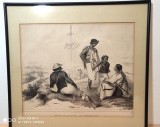 LICHIDARE ! Litografie originala ,Lemercier, Paris, cca 1840 -