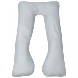 Cumpara ieftin Perna de sarcina 90 x 145 cm, gri, vidaXL