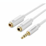 Cumpara ieftin Cablu audio Ugreen 0.20 m alb 10789