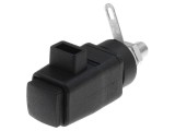 Clemă de laborator neagră 300VDC 16A 31mm