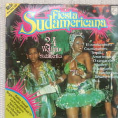 Fiesta Sudamericana 24 hituri din america latina dublu disc vinyl 2lp muzica VG+