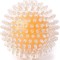 Jucarie minge TPR dental yellow 9 cm