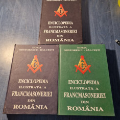 Enciclopedia ilustrata a francmasoneriei din Romania 3volume Nistorescu Balcesti