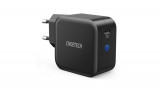 Choetech GaN GaN &icirc;ncărcător de perete USB tip C, 61W, Power Delivery, negru (Q6006-EU)