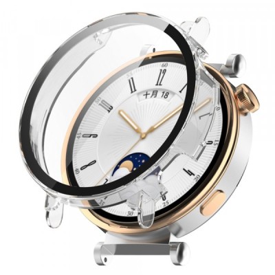 Husa Techsuit Defense360 Pro pentru Huawei Watch GT 4 41mm, Transparenta foto