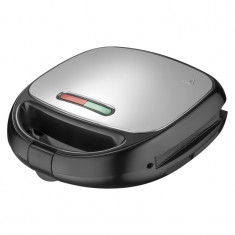 Sandwich maker Ardes, 850 W, 2 placi, indicator luminos, grill, waffle, Negru foto