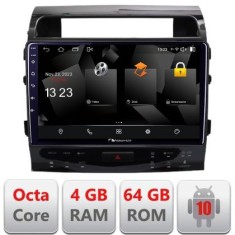 Navigatie Toyota Land Cruiser V8 L200 2009-2020 Nakamichi NAM5510 Qled Octa Core 720p 4+64 DSP 360 camera carplay android auto CarStore Technology