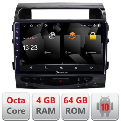 Navigatie Toyota Land Cruiser V8 L200 2009-2020 Nakamichi NAM5510 Qled Octa Core 720p 4+64 DSP 360 camera carplay android auto CarStore Technology foto