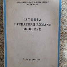S. Cioculescu V. Streinu T. Vianu, Istoria literaturii române moderne, 1944