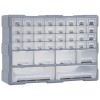 VidaXL Organizator cu 38 de sertare, 52 x 16 x 37,5 cm 147578