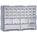 VidaXL Organizator cu 40 de sertare, 52 x 16 x 37,5 cm